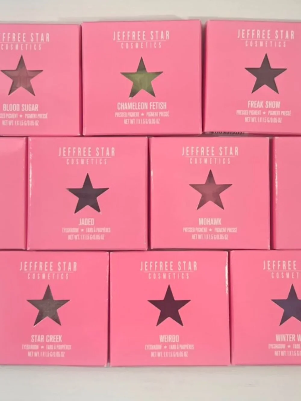 Jeffree Star Cosmetics 10 Artistry Singles Bunder ($100 Retail!!)